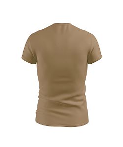 Pánské funkční triko SLIM krátký rukáv cappuccino Bamboo Ultra CLASSIC, S