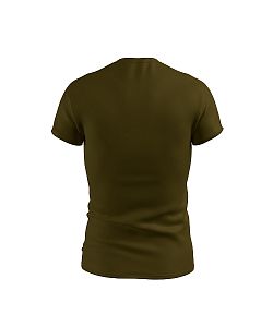 Pánské funkční triko SLIM krátký rukáv KHAKI Bamboo Ultra CLASSIC