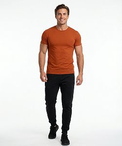 Pánské funkční triko SLIM krátký rukáv TERAKOTA Bamboo Ultra CLASSIC