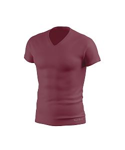 Pánské funkční triko SLIM "V" krátký rukáv LILA Bamboo Ultra CLASSIC