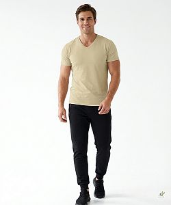 Pánské funkční triko SLIM "V" krátký rukáv STONE Bamboo Ultra CLASSIC
