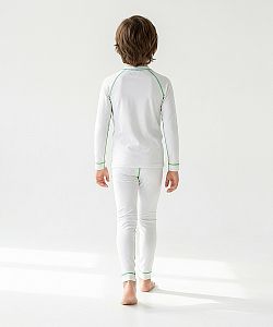 Set dětského funkčního prádla ALIEN bílá Bamboo Ultra