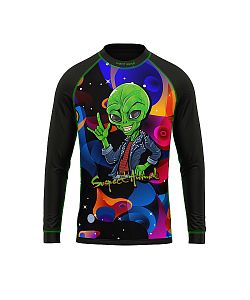 Set dětského funkčního prádla ALIEN černá Bamboo Heavy, 120