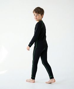 Set dětského funkčního prádla ALIEN černá Bamboo Light New