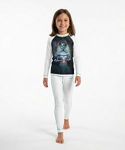 Set dětského funkčního prádla EMILY bílá Bamboo Light New