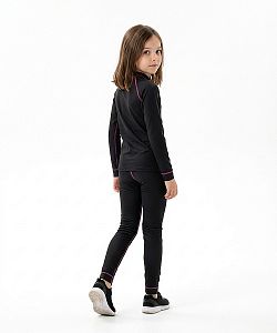 Set dětského funkčního prádla HAWAII černá Bamboo Heavy, 130