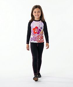 Set dětského funkčního prádla HAWAII černá Bamboo Light New