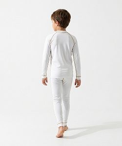 Set dětského funkčního prádla KEEP CALM bílá Bamboo Ultra
