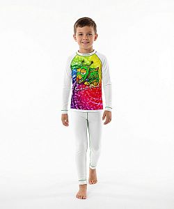 Set dětského funkčního prádla ROBOPES bílá Bamboo Light New