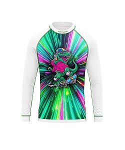 Set dětského funkčního prádla T-REX bílá Bamboo Ultra