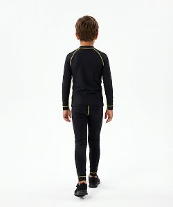 Set dětského funkčního prádla T-REX černá Bamboo Ultra