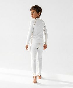 Set dětského funkčního prádla VIKING bílá Bamboo Ultra