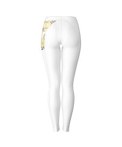 VÝPRODEJ - Dámské funkční spodky dlouhé GOLDEN EYE bílá Bamboo Thermo, S