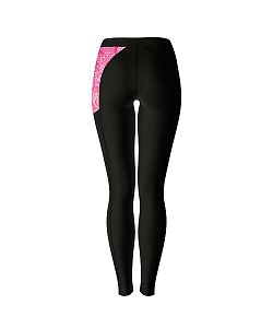 VÝPRODEJ - Dámské funkční spodky dlouhé PINK MANDALA černá Bamboo Light New, S
