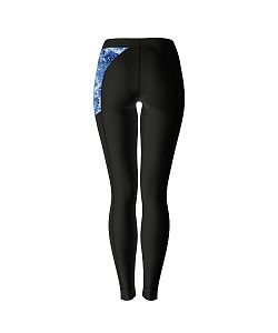 VÝPRODEJ - Dámské funkční spodky dlouhé SNOWFLAKES černá Bamboo Heavy, XL