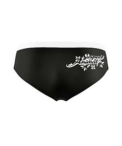 VÝPRODEJ - Dámské funkční sportovní kalhotky CONTRAST černá Bamboo Ultra, M
