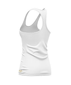 VÝPRODEJ - Dámské funkční sportovní TÍLKO bílá Bamboo Ultra CLASSIC, XS