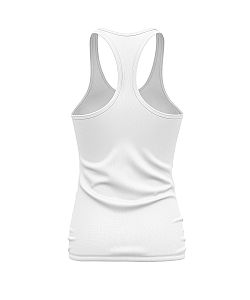 VÝPRODEJ - Dámské funkční sportovní TÍLKO bílá Bamboo Ultra CLASSIC, XS