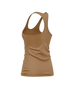 VÝPRODEJ - Dámské funkční sportovní tílko CAPPUCCINO Bamboo Ultra CLASSIC, S