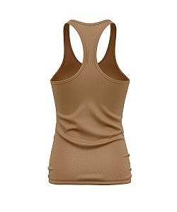 VÝPRODEJ - Dámské funkční sportovní tílko CAPPUCCINO Bamboo Ultra CLASSIC, XS