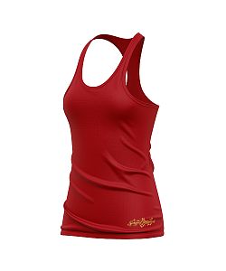 VÝPRODEJ - Dámské funkční sportovní TÍLKO červená Bamboo Ultra CLASSIC, S, L