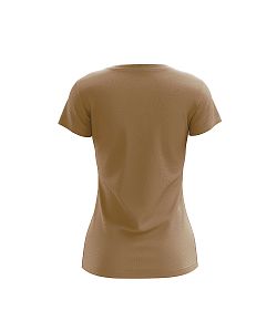 VÝPRODEJ - Dámské funkční tričko SPORTY krátký rukáv cappuccino Bamboo Ultra CLASSIC, S