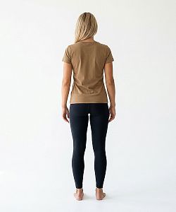 VÝPRODEJ - Dámské funkční tričko SPORTY krátký rukáv cappuccino Bamboo Ultra CLASSIC, S
