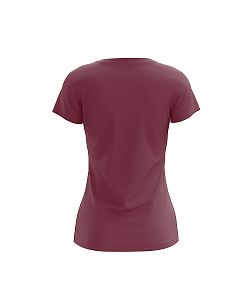 VÝPRODEJ - Dámské funkční tričko SPORTY "V" krátký rukáv LILA Bamboo Ultra CLASSIC, L