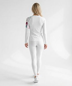 VÝPRODEJ - Dámské funkční triko dlouhý rukáv ANGEL LADY bílá Bamboo Ultra, S