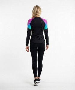 VÝPRODEJ - Dámské funkční triko dlouhý rukáv AQUARELLE LADY černá Bamboo Light New, M