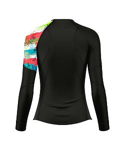 VÝPRODEJ - Dámské funkční triko dlouhý rukáv BUTTERFLY černá Bamboo Ultra, L