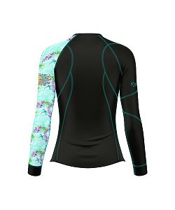 VÝPRODEJ - Dámské funkční triko dlouhý rukáv DRAGONFLY černá Bamboo Thermo, XXL