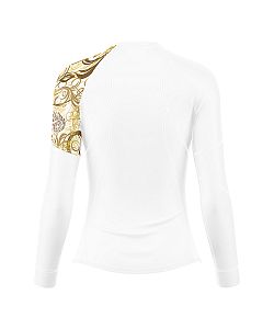 VÝPRODEJ - Dámské funkční triko dlouhý rukáv GOLD bílá Bamboo Ultra, S