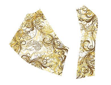 VÝPRODEJ - Dámské funkční triko dlouhý rukáv GOLD bílá Bamboo Ultra, S