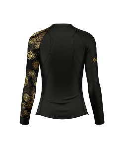 VÝPRODEJ - Dámské funkční triko dlouhý rukáv GOLDEN EYE černá Bamboo Heavy, M