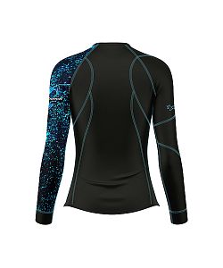 VÝPRODEJ - Dámské funkční triko dlouhý rukáv HEART černá Bamboo Heavy, XXL