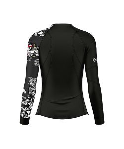 VÝPRODEJ - Dámské funkční triko dlouhý rukáv LADY ELEGANT černá Bamboo Thermo, S, XXL