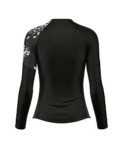 VÝPRODEJ - Dámské funkční triko dlouhý rukáv LADY ELEGANT černá Bamboo Ultra, XXL