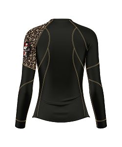 VÝPRODEJ - Dámské funkční triko dlouhý rukáv MUERTE černá  Bamboo Ultra, XXL