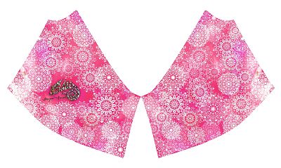 VÝPRODEJ - Dámské funkční triko dlouhý rukáv PINK MANDALA černá Bamboo Light New, M