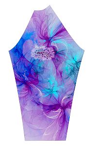 VÝPRODEJ - Dámské funkční triko dlouhý rukáv PURPLE bílá Bamboo Thermo, XS