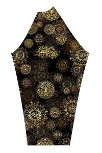 VÝPRODEJ - Dámské funkční triko dlouhý rukáv se zipem GOLDEN EYE černá Bamboo Thermo, L