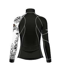 VÝPRODEJ - Dámské funkční triko dlouhý rukáv se zipem LADY černá Bamboo Thermo, L