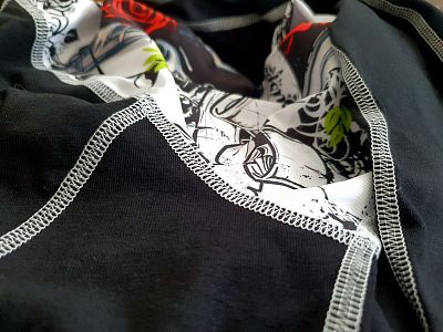 VÝPRODEJ - Dámské funkční triko dlouhý rukáv se zipem LADY černá Bamboo Thermo, L