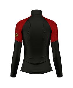 VÝPRODEJ - Dámské funkční triko dlouhý rukáv se zipem RED VELVET LADY černá Bamboo Light New, XL