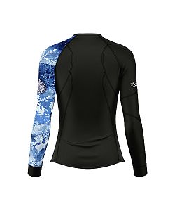 VÝPRODEJ - Dámské funkční triko dlouhý rukáv SNOWFLAKES černá Bamboo Thermo, L