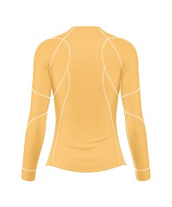 VÝPRODEJ - Dámské funkční triko dlouhý rukáv "V" béžová/bílá Silver Line, L, XL