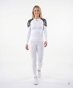VÝPRODEJ - Dámské funkční triko dlouhý rukáv ZEBRA bílá Bamboo Light New, M
