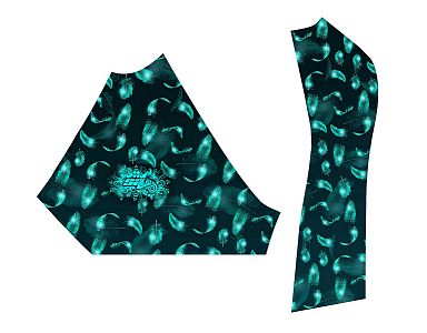 VÝPRODEJ - Dámské funkční triko krátký rukáv BIRD černá Bamboo Ultra, 3XL