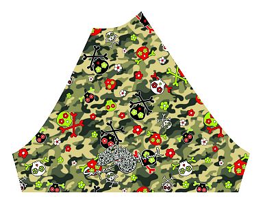 VÝPRODEJ - Dámské funkční triko krátký rukáv CAMO bílá Bamboo Heavy, S, L